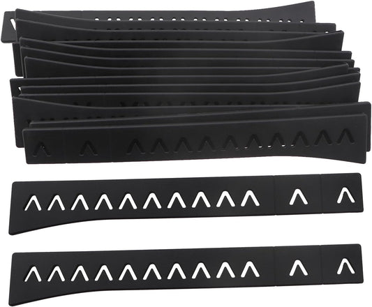 20PCS Black PP Plastic Blade Guard Knife Sleeves Kitchen Utensils Gadgets for Blade Protection