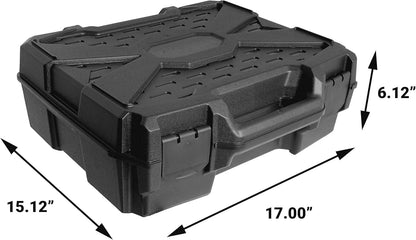 60 Folding Knife Carrying Case - Hard Sided Travel & Storage Organizer Fits Variety of Knives in Lockable Rugged Case