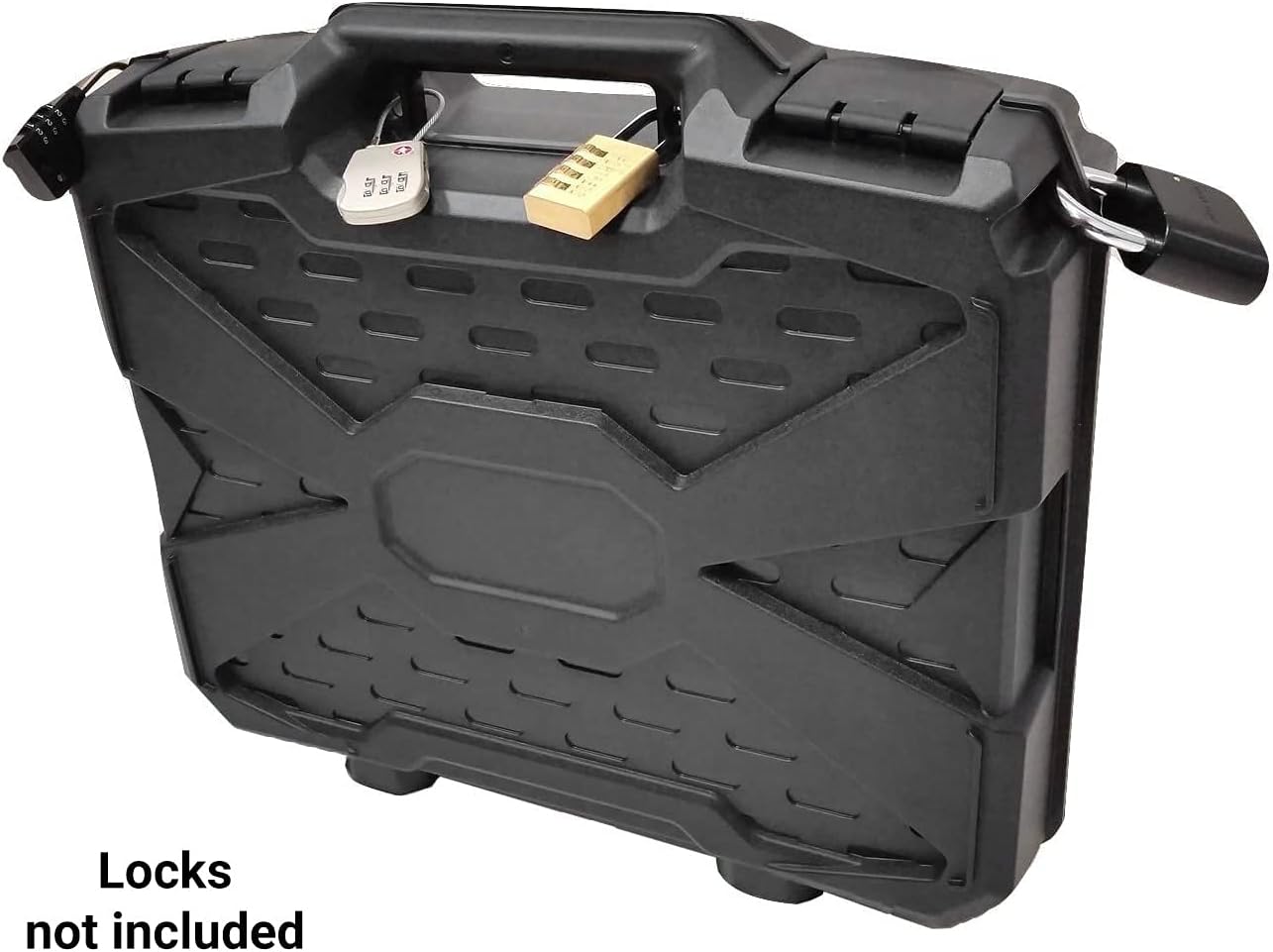 60 Folding Knife Carrying Case - Hard Sided Travel & Storage Organizer Fits Variety of Knives in Lockable Rugged Case