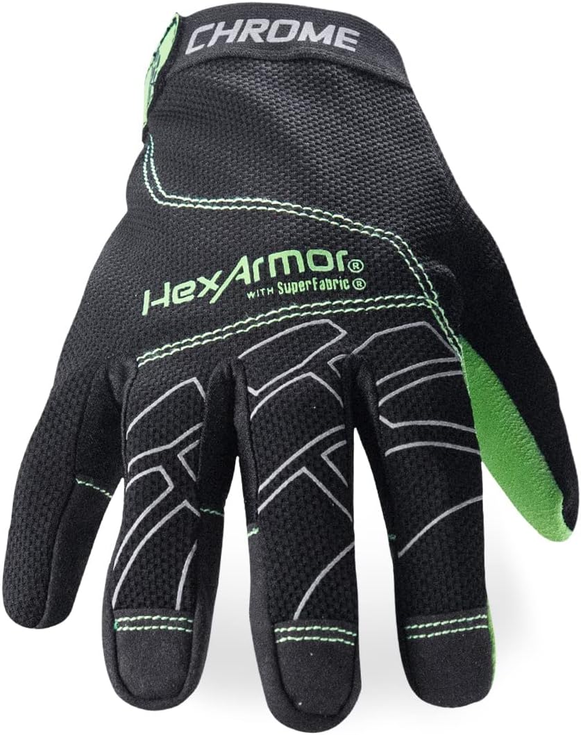 Heavy Duty Cut-Resistant Durable Grip Work Gloves | Chrome Series® 4023