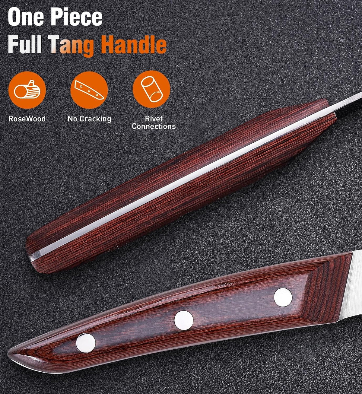 Butcher Knife and Kitchen Knife Set with Gift Box