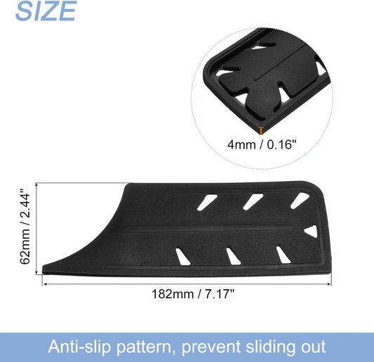 Knife Cover Sleeves Blade Edge Guards for 7" Chopping Knife Blade Edge Protector Universal Knife Sheath for Kitchen, Black