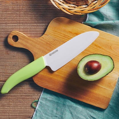 FK-3PC-SE Advanced ceramic Revolution Series Knife Set, Blade Sizes: 5.5", 4.5", 3", Pink, 3Piece | Revolution 3-Piece Ceramic Knife Set: 5.5" Santoku, 4.5" Utility, 3" Paring Knives – Ultra-Sharp Zirconia Blades