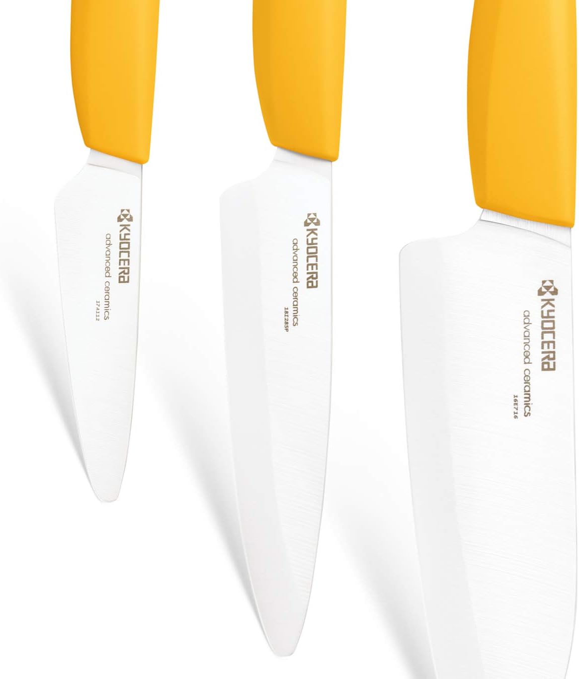 FK-3PC-SE Advanced ceramic Revolution Series Knife Set, Blade Sizes: 5.5", 4.5", 3", Pink, 3Piece | Revolution 3-Piece Ceramic Knife Set: 5.5" Santoku, 4.5" Utility, 3" Paring Knives – Ultra-Sharp Zirconia Blades