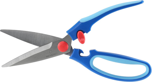 Spring-Loaded Self-Opening Arthritis Scissors for Weak Hands | Spring-loaded ergonomic scissors reduce hand strain with self-opening blades and soft comfort grip.