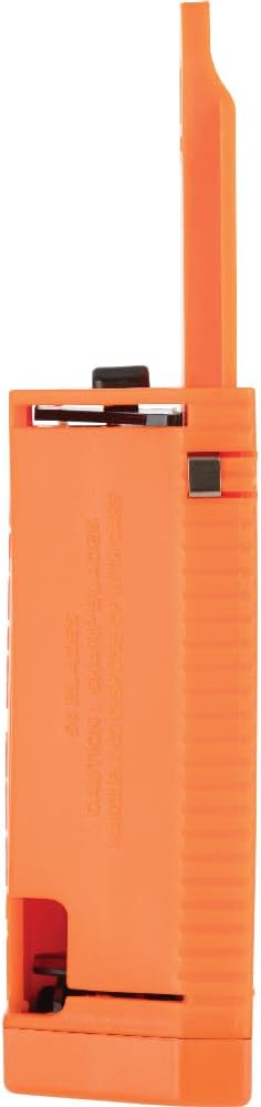 44125 Utility Knife Blade Dispenser with 50 Triple Ground Replacement Blades for Long-Lasting Sharpness