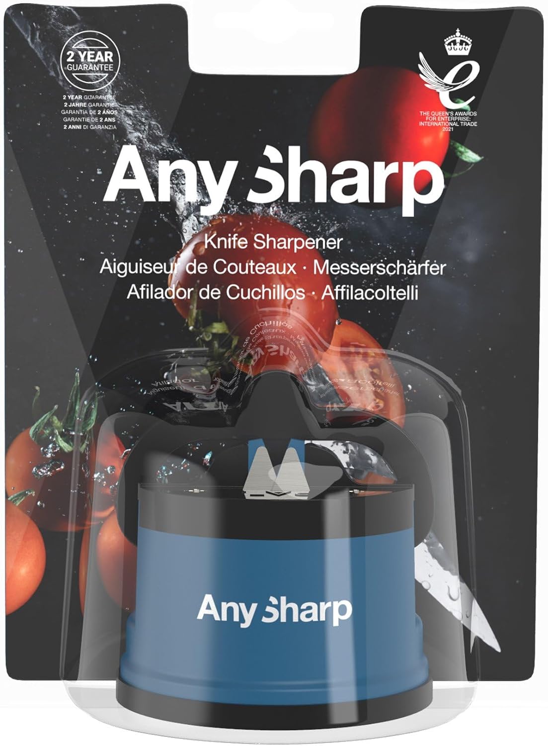 – GLOBAL – Easy to Use, Hands Free Knife Sharpener - Red | Sharpening Tool with PowerGrip Suction Base and 20-Deg Pre-set Angle - For All Knives: Chef’s, Serrated, and Hardened Steel