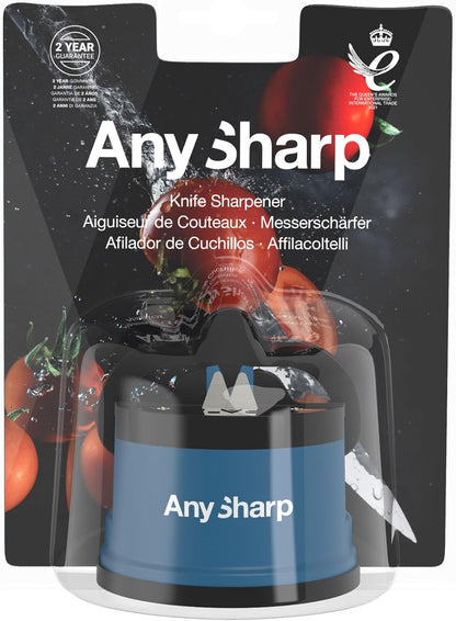 – GLOBAL – Easy to Use, Hands Free Knife Sharpener - Red | Sharpening Tool with PowerGrip Suction Base and 20-Deg Pre-set Angle - For All Knives: Chef’s, Serrated, and Hardened Steel