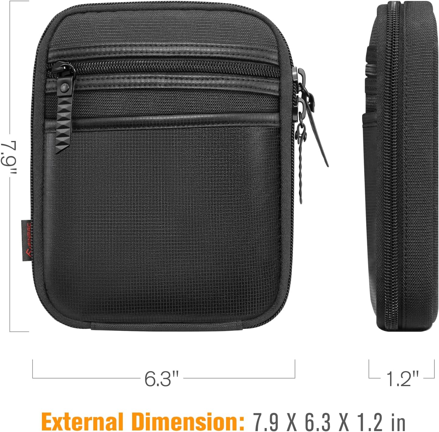 Concealed Carry Gun Pouch with Shoulder Strap, Soft Pistol Case Fanny Pack Waist Belt Firearm Bag with Holster for Handgun, Air Gun, Men, Women (Black)