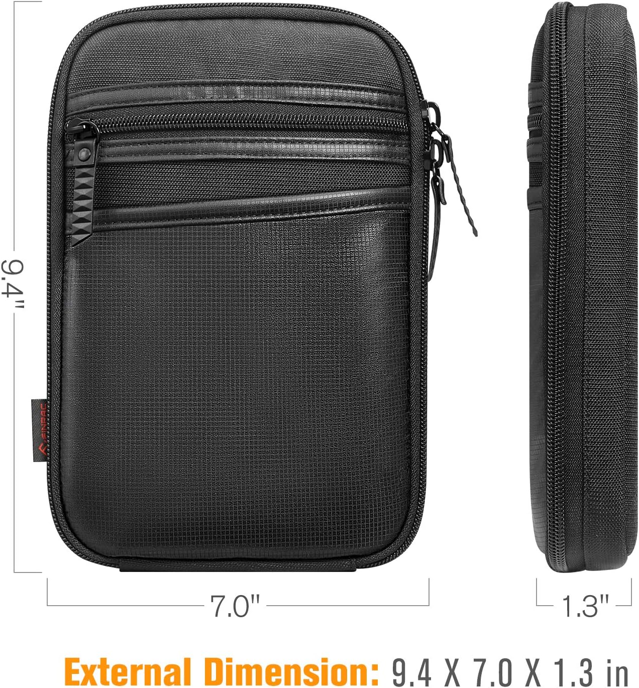 Concealed Carry Gun Pouch with Shoulder Strap, Soft Pistol Case Fanny Pack Waist Belt Firearm Bag with Holster for Handgun, Air Gun, Men, Women (Black)