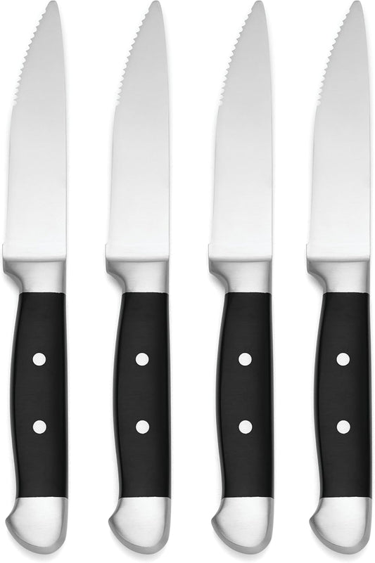 Crosshatch Cutlery Set – Jumbo 4-Piece Steak Knife Set