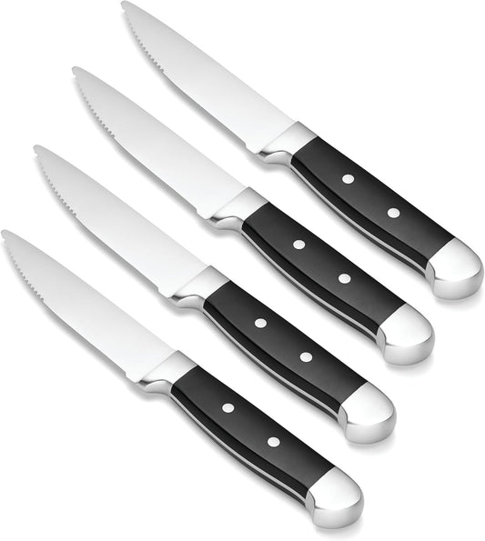 Crosshatch Cutlery Set – Jumbo 4-Piece Steak Knife Set