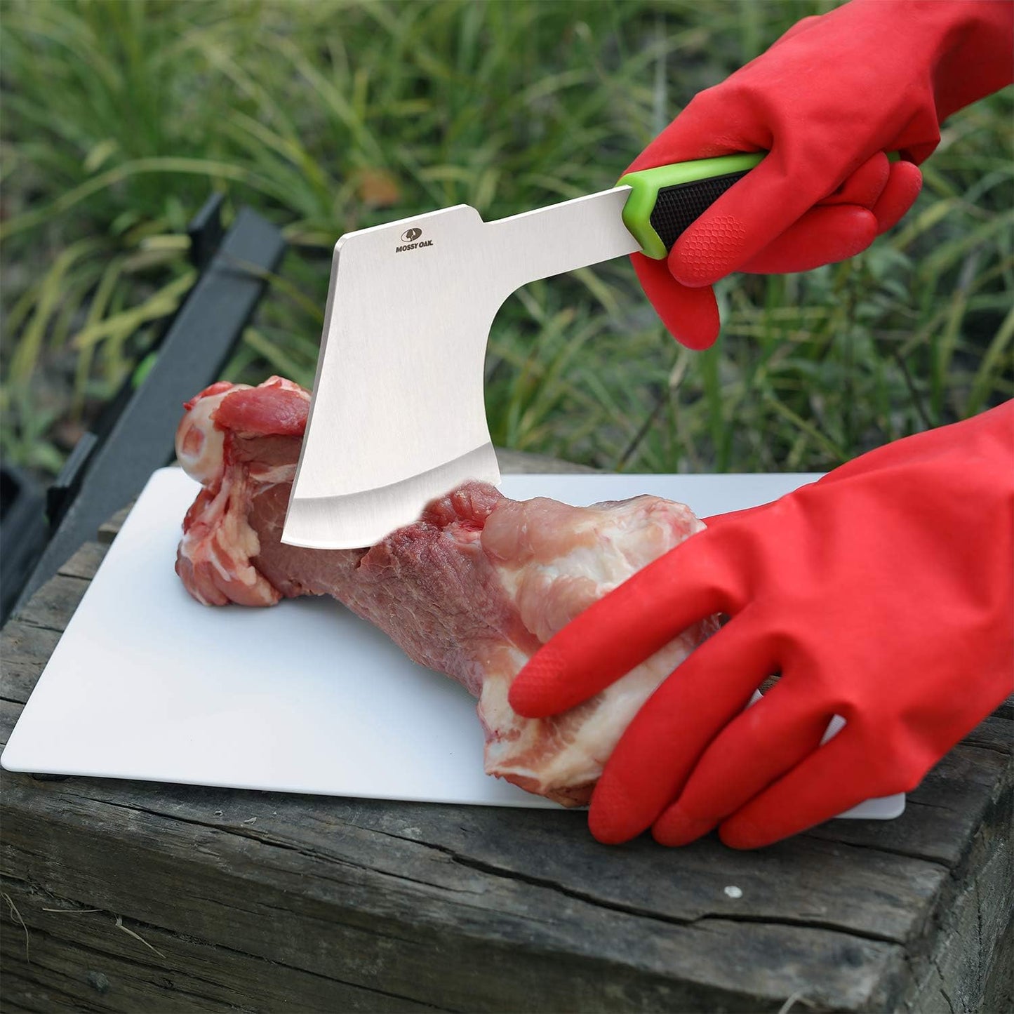 Hunting Field Dressing Kit - 10 Piece Portable Butcher Game Processing Set with Storage Case, for Deer Hunting, Fishing, Camping, Survival
