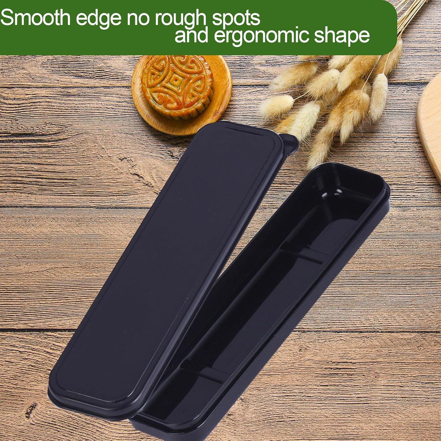 Travel Cutlery Case Portable Utensil Holder Large Travel Silverware Case Flatware Storage Box Camping Utensils Cutlery Cases for Fork Spoon Chopsticks Lunch Box, 9.6 x 2.1 inches (Multi)
