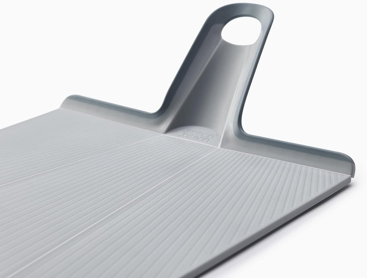 Chop2Pot Plus Foldable Plastic Cutting Boards, Easy Grip Handle, Non Slip Feet, Blue