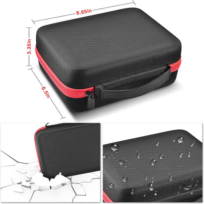 ANKHOH Knife Collection Storage Case, 32-Slot Folding Knife Organizer | Hard EVA shell, four-layer layout and elastic bands keep folding knives separated for home or travel, Black, Case Only