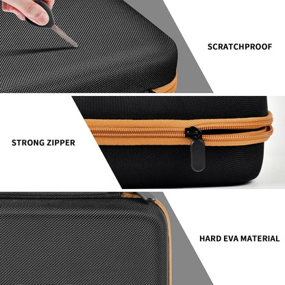 ANKHOH Knife Collection Storage Case, 32-Slot Folding Knife Organizer | Hard EVA shell, four-layer layout and elastic bands keep folding knives separated for home or travel, Black, Case Only