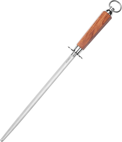 Sharpening Steel 12 inch Professional Honing Rod Knife Sharpener, Fine Lines, High hardness, Knife Honing Steel Knife steel