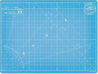 Cutting Mat A4 Blue, Self Healing Cutting Mat 9x12 Inch, 5-Ply Craft Board Blue, Hobby Board for Crafts 9x12 Inch