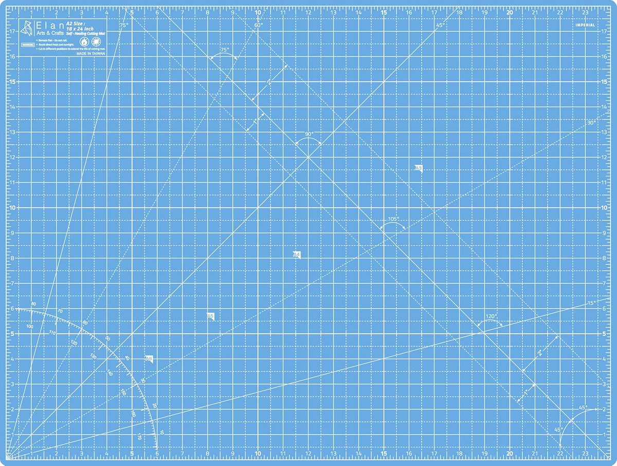 Cutting Mat A4 Blue, Self Healing Cutting Mat 9x12 Inch, 5-Ply Craft Board Blue, Hobby Board for Crafts 9x12 Inch