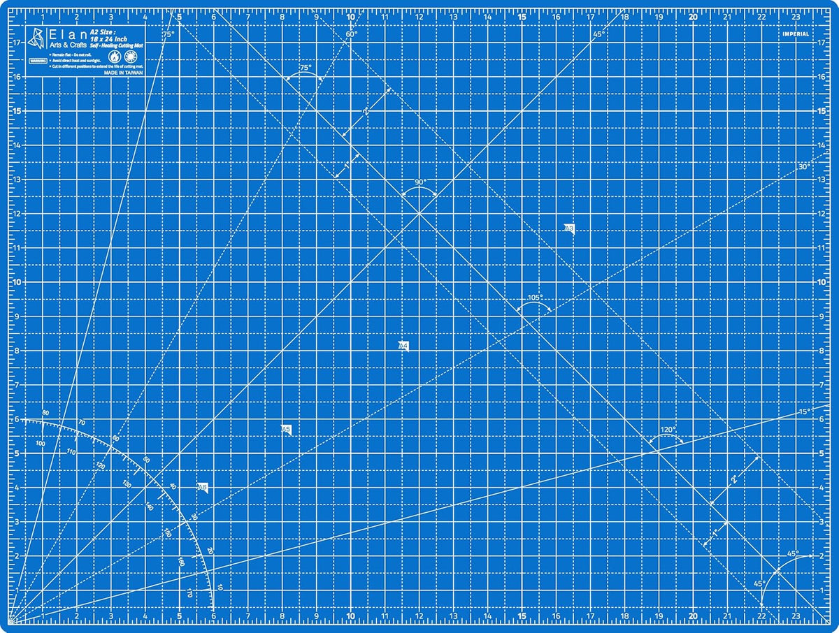 Cutting Mat A4 Blue, Self Healing Cutting Mat 9x12 Inch, 5-Ply Craft Board Blue, Hobby Board for Crafts 9x12 Inch