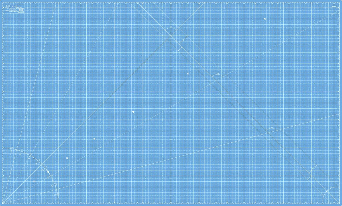 Cutting Mat A4 Blue, Self Healing Cutting Mat 9x12 Inch, 5-Ply Craft Board Blue, Hobby Board for Crafts 9x12 Inch