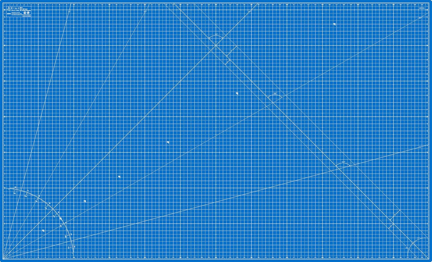 Cutting Mat A4 Blue, Self Healing Cutting Mat 9x12 Inch, 5-Ply Craft Board Blue, Hobby Board for Crafts 9x12 Inch