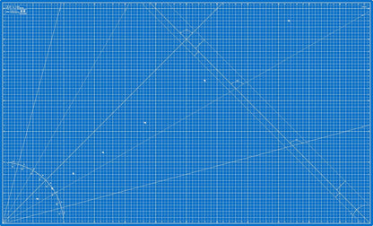Cutting Mat A4 Blue, Self Healing Cutting Mat 9x12 Inch, 5-Ply Craft Board Blue, Hobby Board for Crafts 9x12 Inch