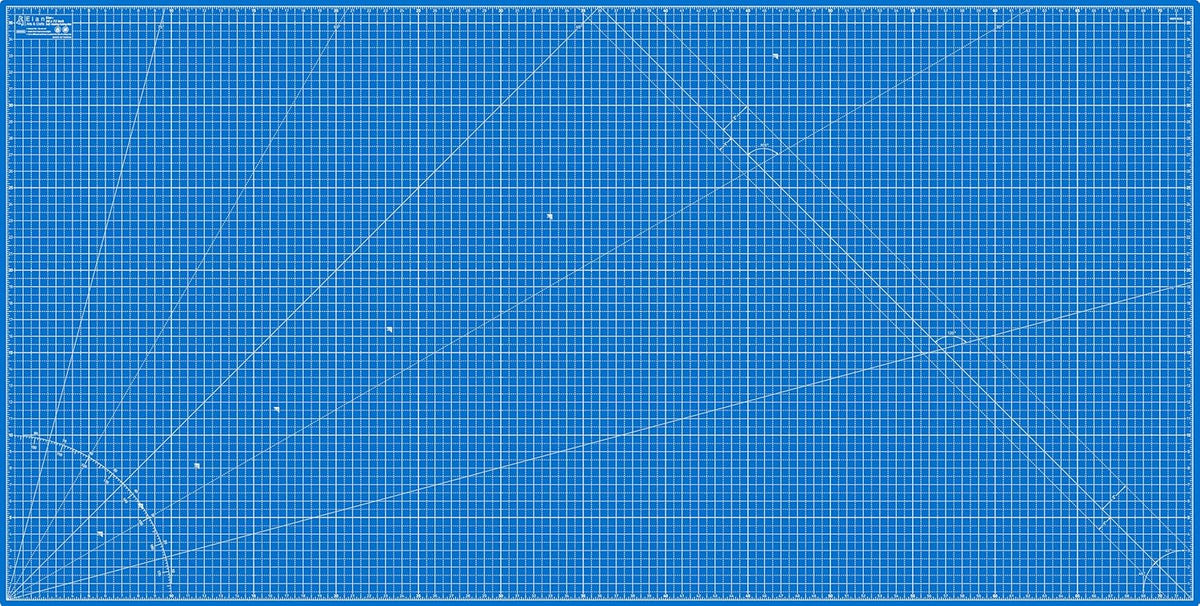 Cutting Mat A4 Blue, Self Healing Cutting Mat 9x12 Inch, 5-Ply Craft Board Blue, Hobby Board for Crafts 9x12 Inch