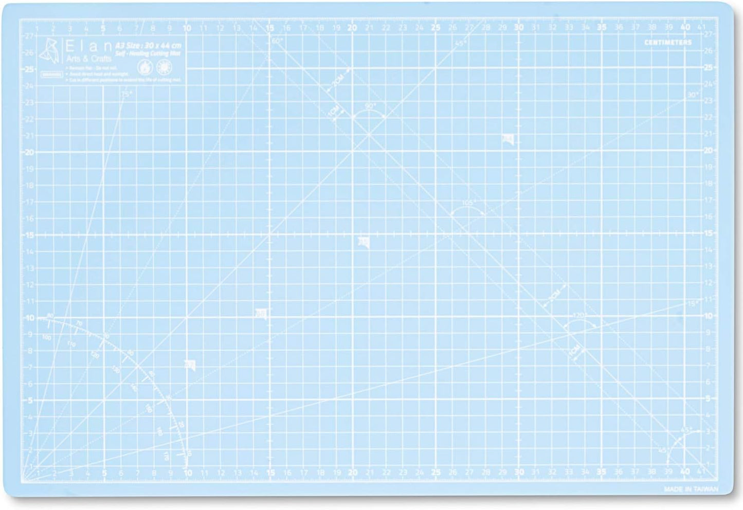 Cutting Mat A4 Blue, Self Healing Cutting Mat 9x12 Inch, 5-Ply Craft Board Blue, Hobby Board for Crafts 9x12 Inch
