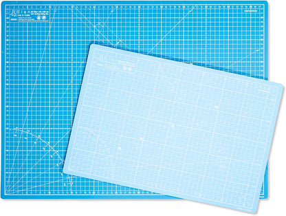 Cutting Mat A4 Blue, Self Healing Cutting Mat 9x12 Inch, 5-Ply Craft Board Blue, Hobby Board for Crafts 9x12 Inch
