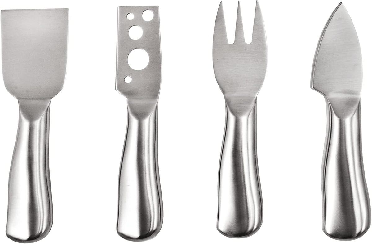 Silver Perforated Stainless Steel Cheese Knife for Game Night Dinner BBQ Party, Charcuterie Boards Accessories, Home Kitchen Essentials, Set of 1
