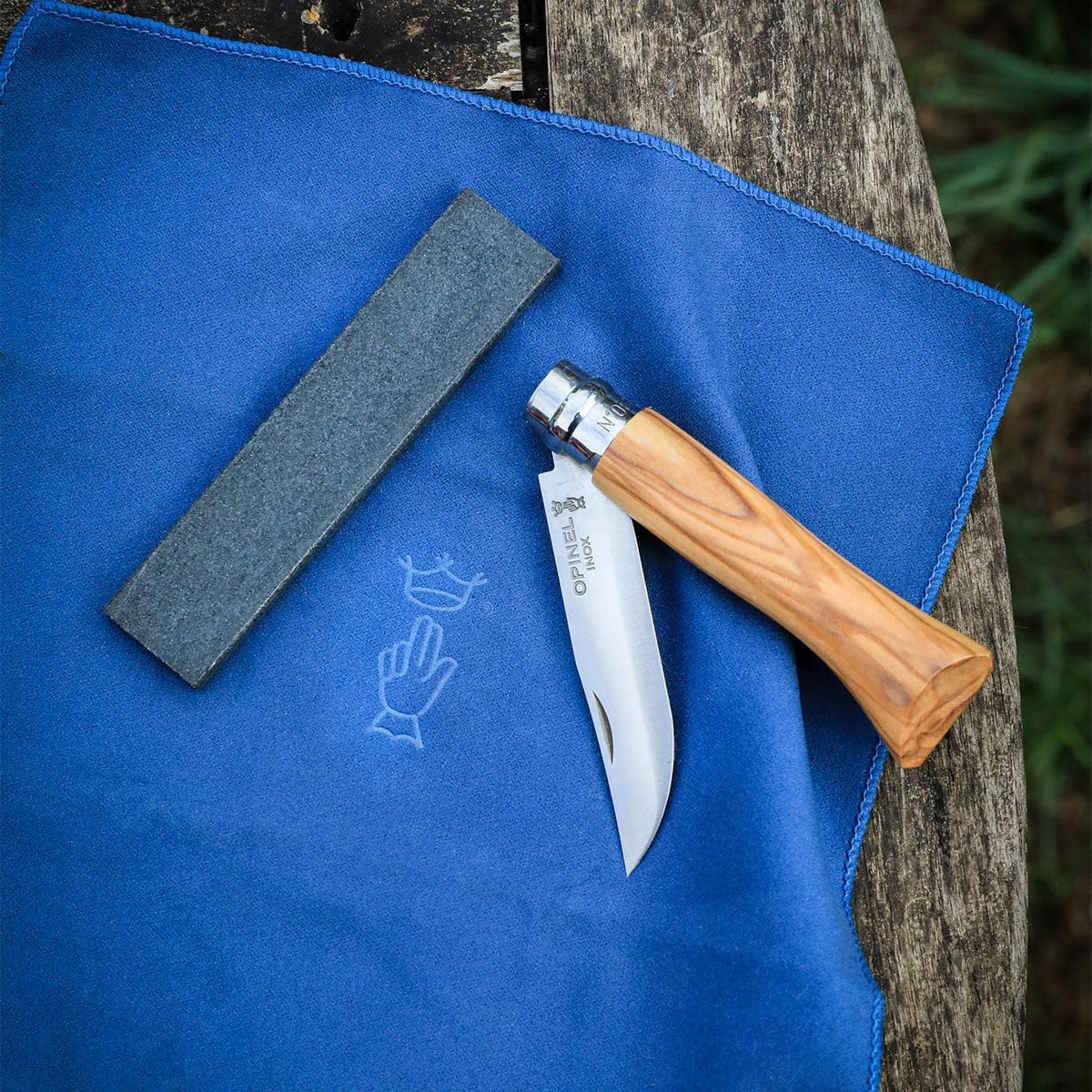 Natural Sharpening Whetstone – Sharpen and Shape Folding Knives, from Lombardi, Italy