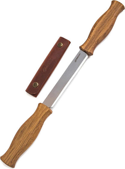 Draw Knife DK1-4,3" Straight Shave Wood Carving Tools Woodworking Hand Tool Wood Carving Draw Knife (DK1s)