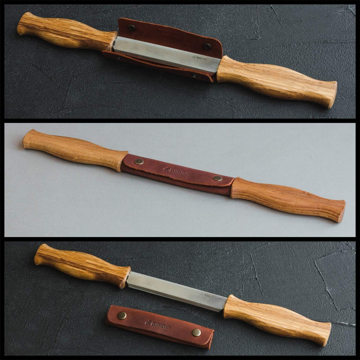 Draw Knife DK1-4,3" Straight Shave Wood Carving Tools Woodworking Hand Tool Wood Carving Draw Knife (DK1s)