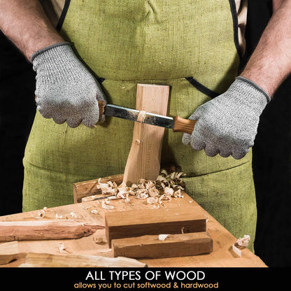 Draw Knife DK1-4,3" Straight Shave Wood Carving Tools Woodworking Hand Tool Wood Carving Draw Knife (DK1s)