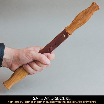 Draw Knife DK1-4,3" Straight Shave Wood Carving Tools Woodworking Hand Tool Wood Carving Draw Knife (DK1s)