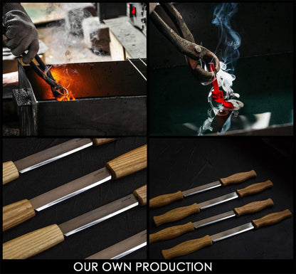 Draw Knife DK1-4,3" Straight Shave Wood Carving Tools Woodworking Hand Tool Wood Carving Draw Knife (DK1s)