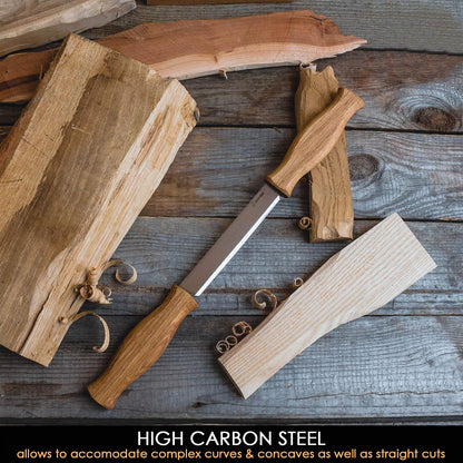 Draw Knife DK1-4,3" Straight Shave Wood Carving Tools Woodworking Hand Tool Wood Carving Draw Knife (DK1s)