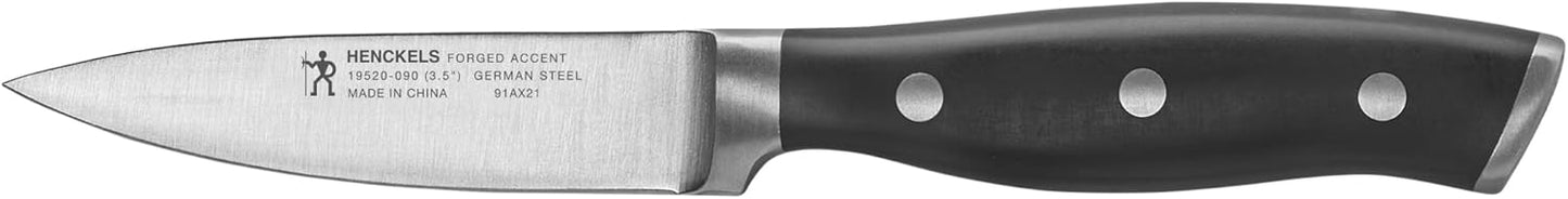 Forged Accent Razor-Sharp 3.5-inch Paring Knife, German Engineered Informed by 100+ Years of Mastery