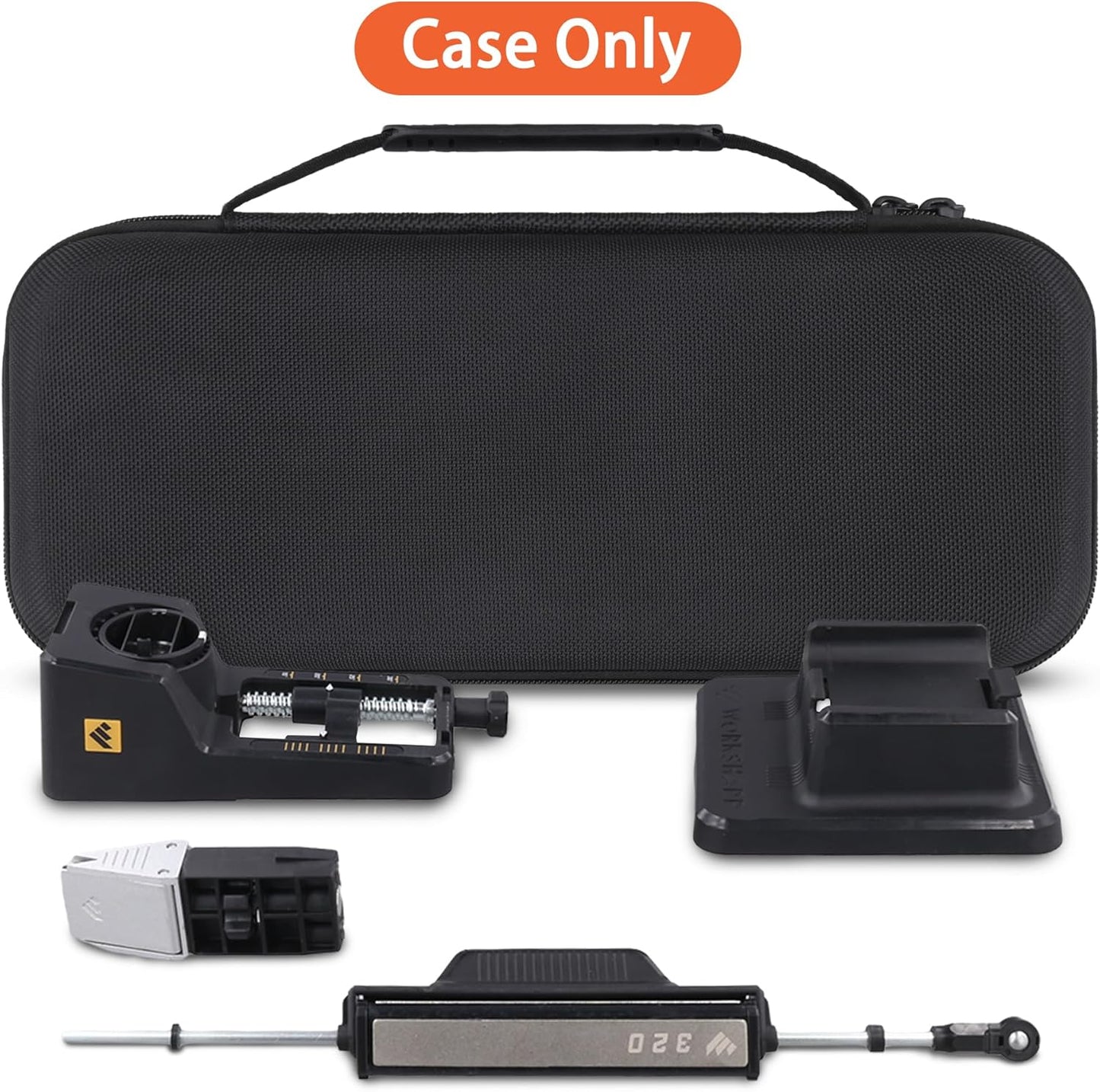 Hard Case for Work Sharp Precision Adjust Knife Sharpener Black | Hard shell construction, Mesh pocket for accessories,Smooth zipper access, Case only