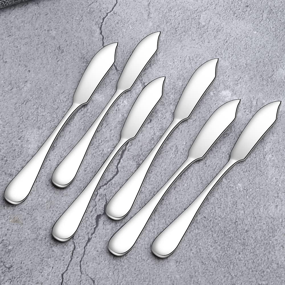 Stainless Steel Butter Knives, Cheese Knives, Butter Spreader for Kitchen Restaurant Party,Set of 2