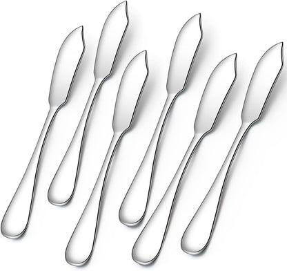 Stainless Steel Butter Knives, Cheese Knives, Butter Spreader for Kitchen Restaurant Party,Set of 2