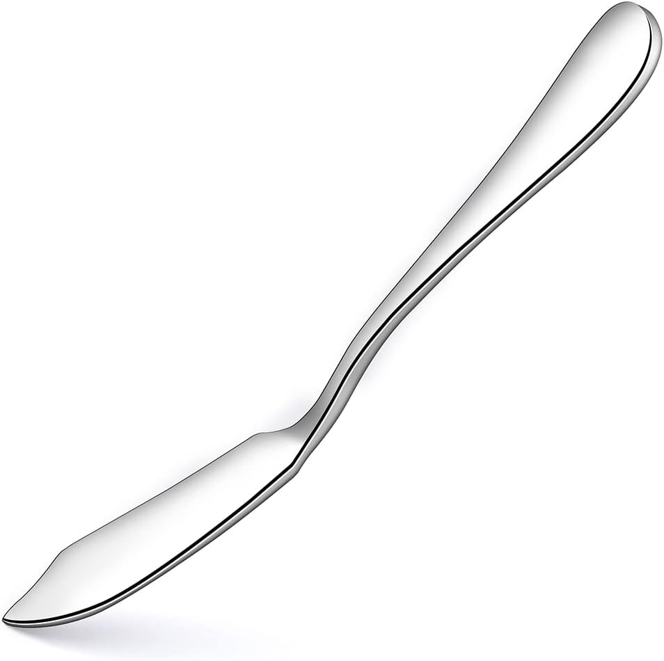 Stainless Steel Butter Knives, Cheese Knives, Butter Spreader for Kitchen Restaurant Party,Set of 2