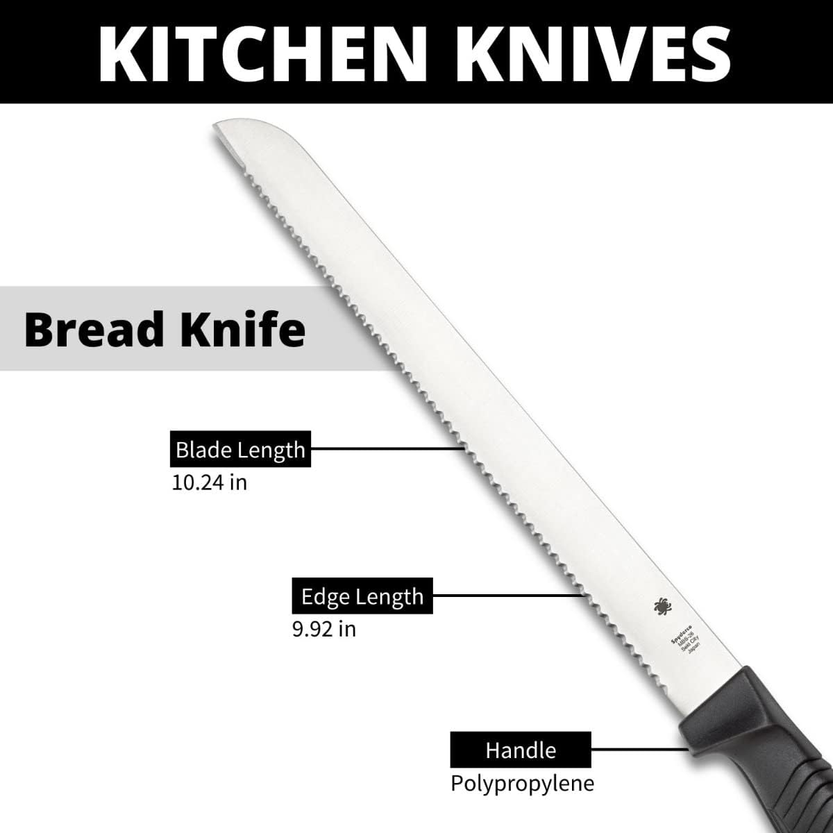 Santoku Japanese Kitchen Knife, PlainEdge