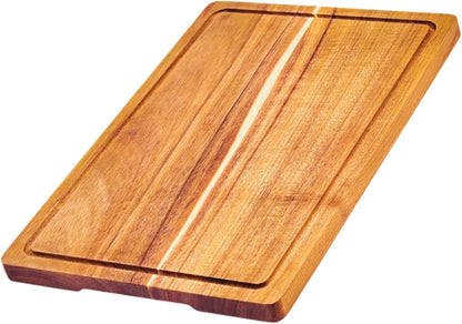 Wood Cutting Boards with Juice Groove (15" x 10"), Wooden Cutting Board for Kitchen, Charcuterie Board, Wooden Cutting Board for Meat, Cheese, Fruit, and Vegetables