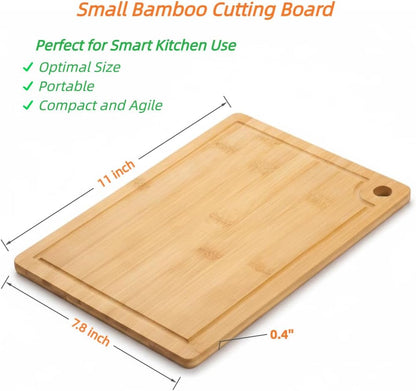 Wood Cutting Boards with Juice Groove (15" x 10"), Wooden Cutting Board for Kitchen, Charcuterie Board, Wooden Cutting Board for Meat, Cheese, Fruit, and Vegetables