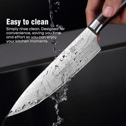 Cheese Knife, 5” Serrated Knife for Block Cheese,Sharp Tomato Knives | Non Stick Blade, High Carbon Steel Ultra Sharp Small Kitchen Knife, Ergonomic Pakkawood Handle