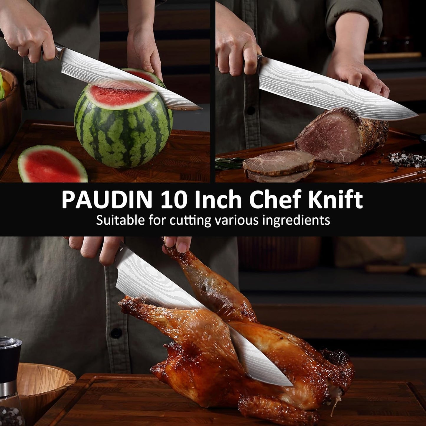 Cheese Knife, 5” Serrated Knife for Block Cheese,Sharp Tomato Knives | Non Stick Blade, High Carbon Steel Ultra Sharp Small Kitchen Knife, Ergonomic Pakkawood Handle