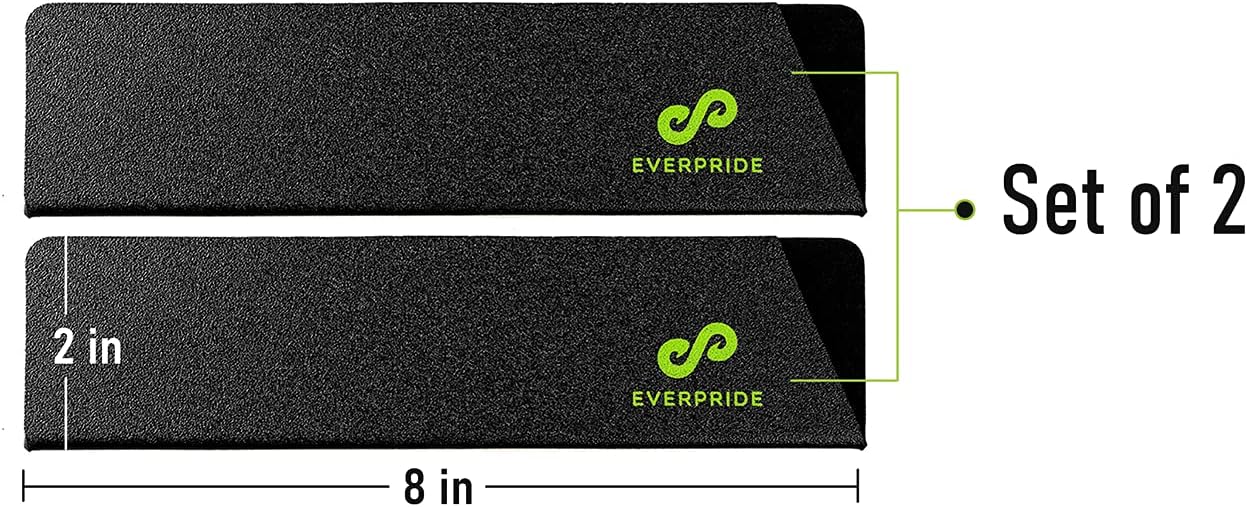8 Inch Chef Knife Sheath Set (2-Piece Set) Universal Blade Edge Cover Guards for Chef and Kitchen Knives – Durable, BPA-Free, Felt Lined, Sturdy ABS Plastic – Knives Not Included